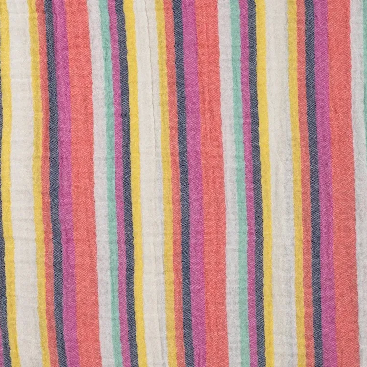 Bright Stripes Double Gauze