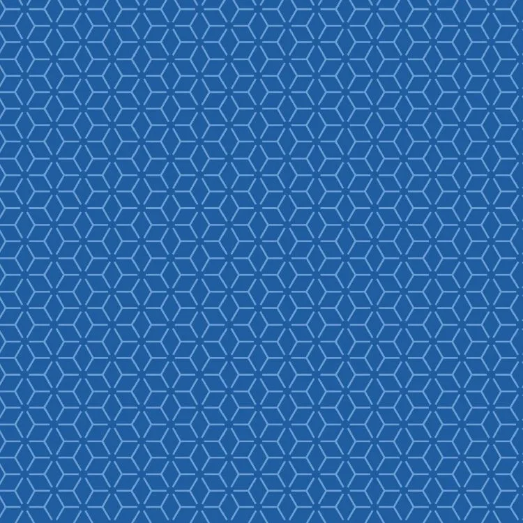 Quilting Fabric - Blue Diamond Grid from KimberBell Basics for Maywood Studio MAS8254 B