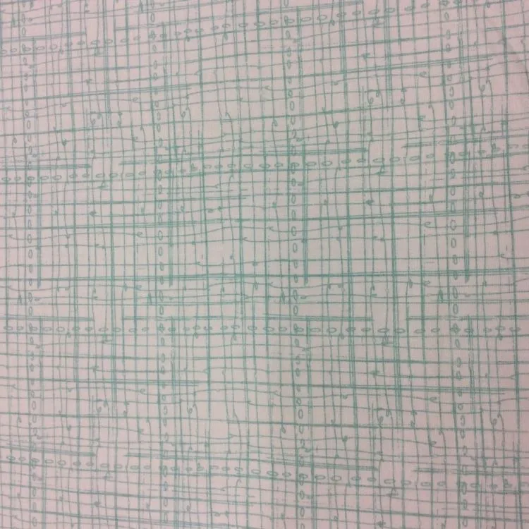 Quilting Fabric - Green Crosshatch from Bloom by Amylee Weeks for Quilting Treasures 23934