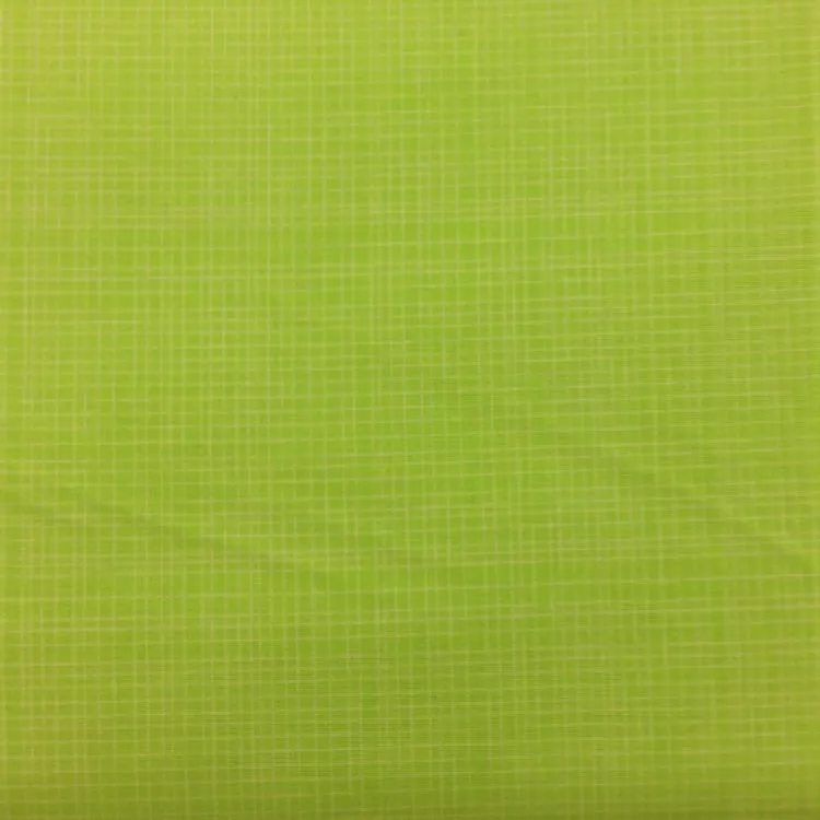 Quilting Fabric - Lime Grid Check from Mixology for Camelot Fabrics 2143 36