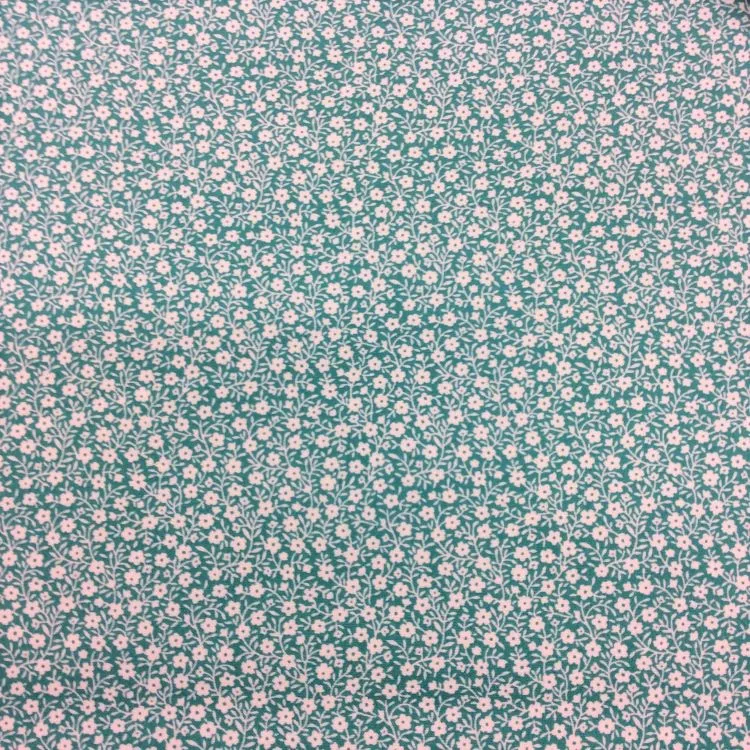 Quilting Fabric - Jade Green Floral from Sew & Sew by Chloe's Closet 33186 25