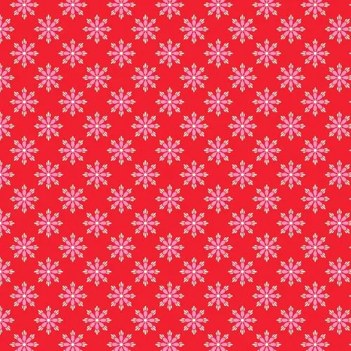 Quilting Fabric Red Floral from True Kisses by Heather Bailey for Figo 90368 26