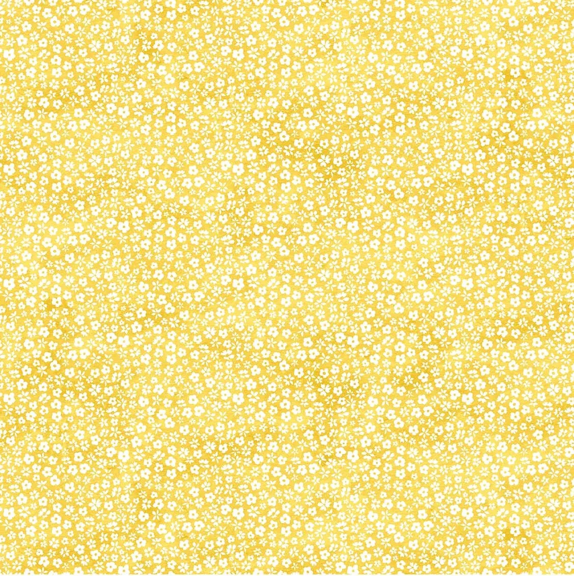 Quilting Fabric - Yellow Floral Blender from Windsong by Deborah Edwards for Northcott 23984 52