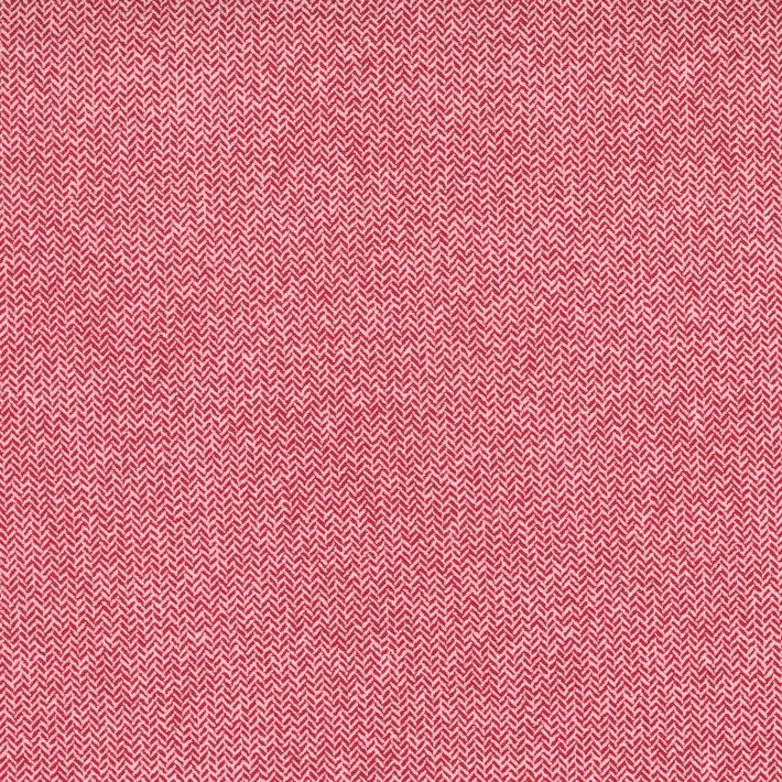 Quilting Fabric - Tiny Red Herringbone from Red Barn Christmas by Sweetwater for Moda 55538 21