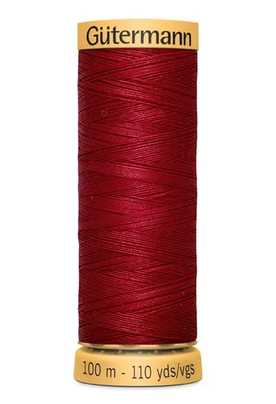 Gutermann Sew All Thread - Red 100% Cotton Colour 2453