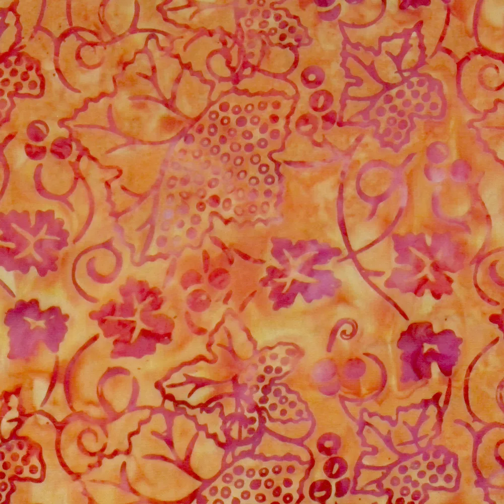 REMNANT - 1m - Quilting Fabric - Leafy Batik from De la Sol Batiks for Moda 4337 12