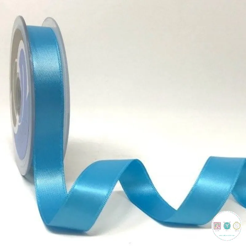 15mm Satin Ribbon in Turquoise