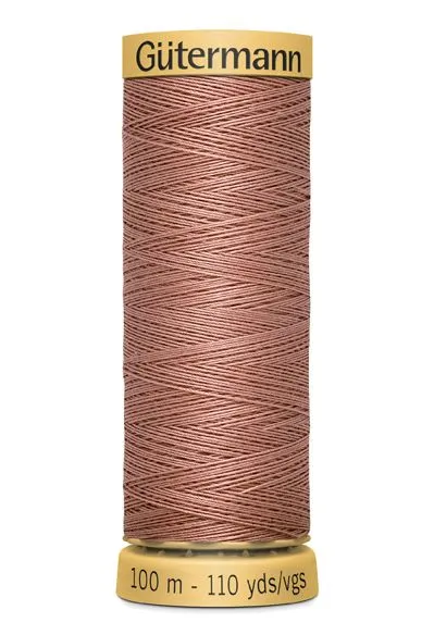 Gutermann Sew All Thread - Dusty Rose Pink 100% Cotton Colour 2626