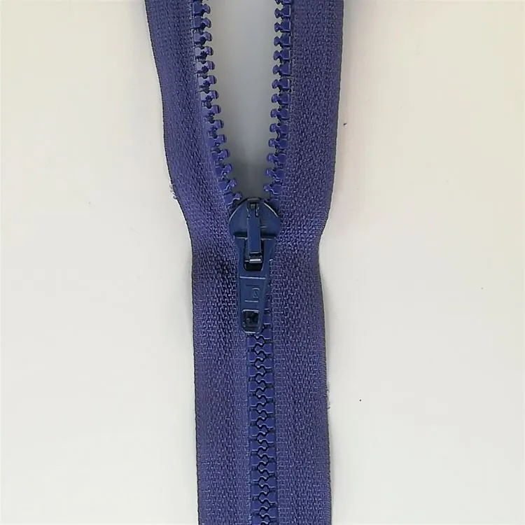 Zip - 81cm Open End Plastic - Royal Blue