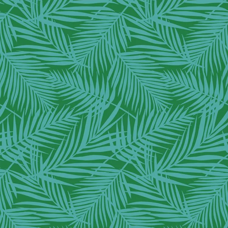 Quilting Fabric - Palm Fronds on Green from Reverie by Melody Miller for Ruby Star Society RS0052 14