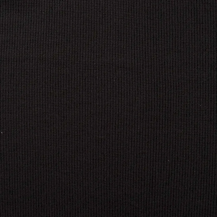 Cable Knit Fabric in Black