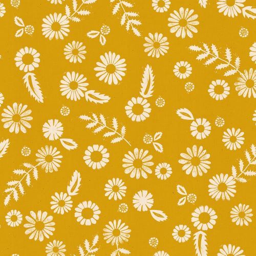  Quilting Fabric - Golden Rod Floral from Golden Hour by Alexia Abegg for Ruby Star Society RS4017 22