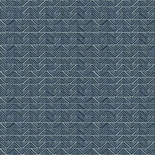 Quilting Fabric - Chevron Stripe in Blue Slate from Golden Hour by Alexia Abegg for Ruby Star Society