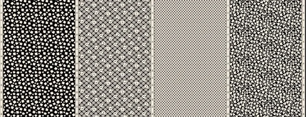 Quilting Fabric - Panel Design in Monochrome from Bubble Pop by American Jane for Moda Fabrics