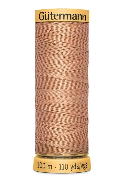 Gutermann Sew All Thread - Salmon Pink 100% Cotton Colour 2336