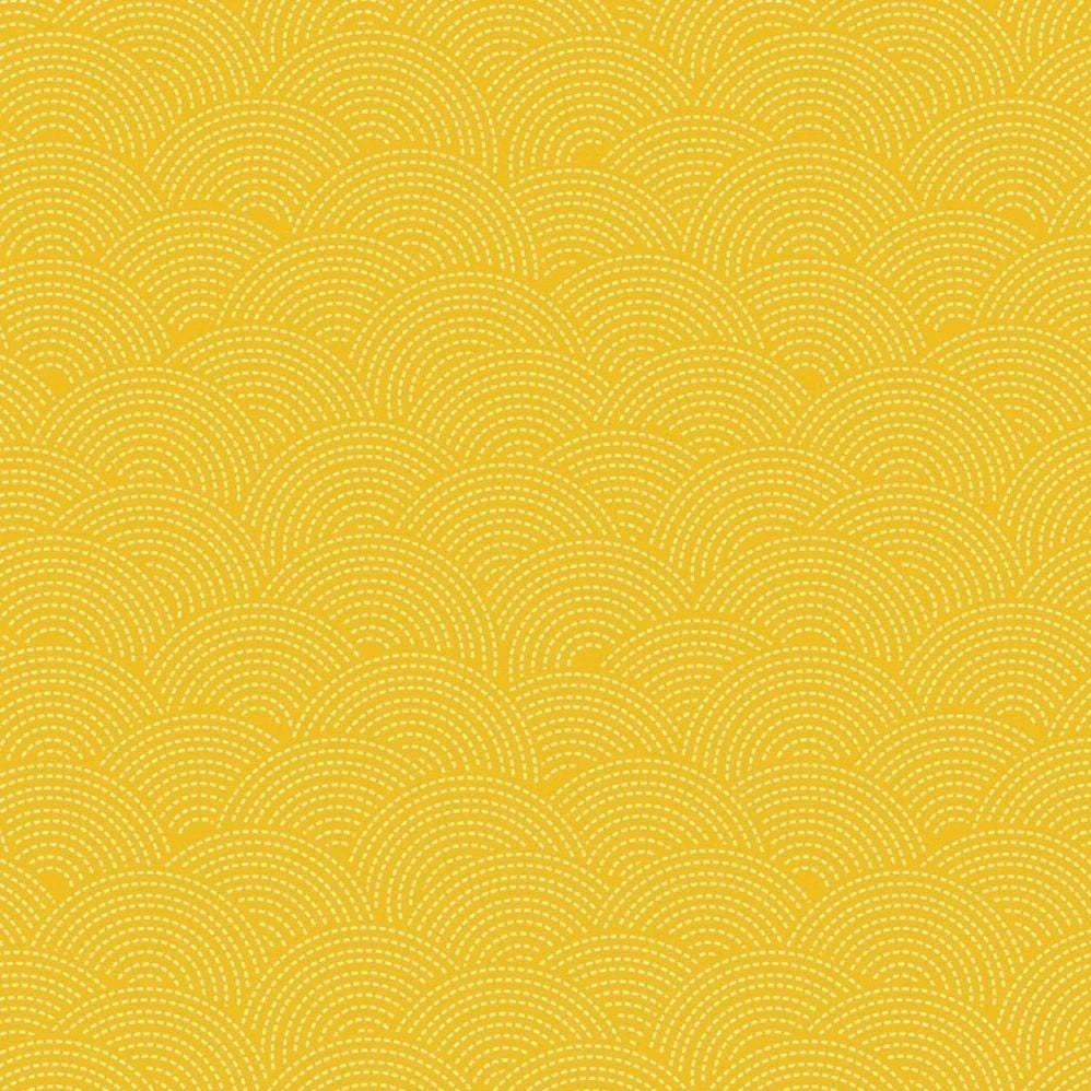 Quilting Fabric - Sashiko Gold from Mixology by Camelot Fabrics 21008-008