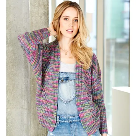 Batik Elements Dk Wool SC9404 - Ladies Cardigan & Sweater - Knitting Pattern by Stylecraft