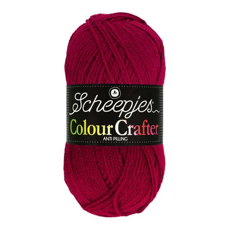 Yarn - Scheepjes Colour Crafter DK in Burgundy 1123 - Roermond