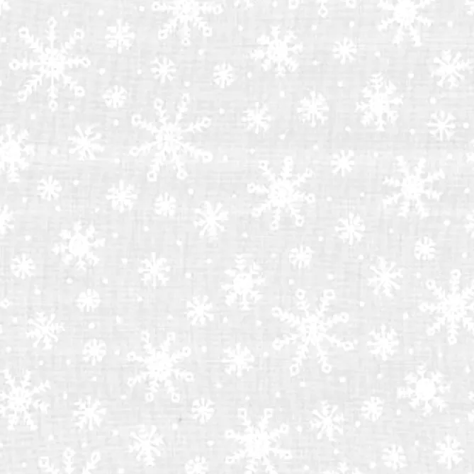 Quilting Fabric - Snowflakes White on White from Muslin Mates by Moda 9929-11