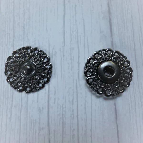 Snap Fastener Flower Design - 30mm