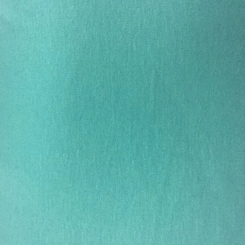 Organic Soft Sweat Jersey Fabric in Light Petrol