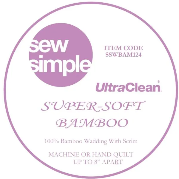 90" Wide Wadding - Super Soft Bamboo by Sew Simple