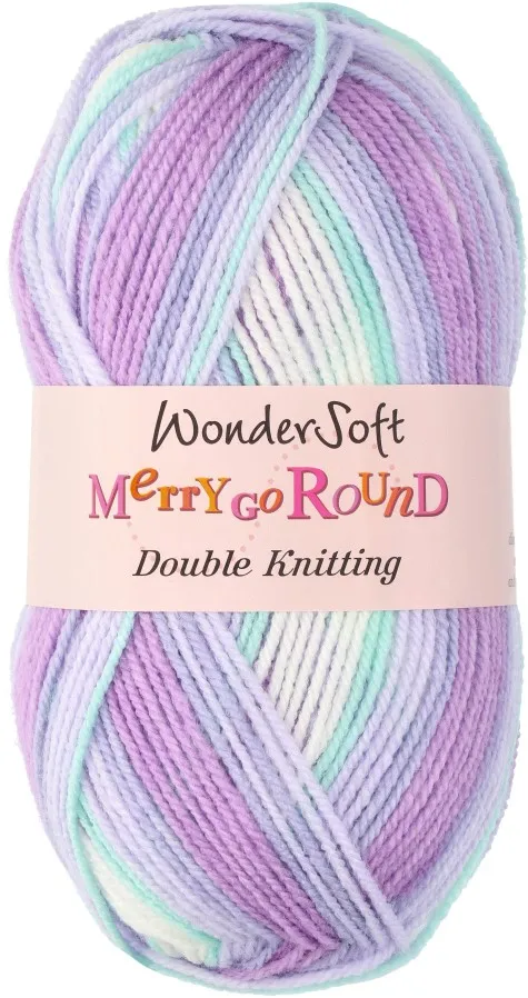 Yarn - Stylecraft Wondersoft Merry Go Round DK in Blackcurrant Bonbon 3937