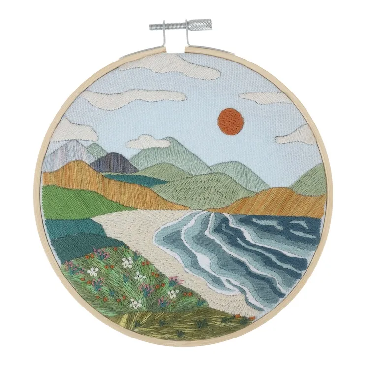 Coastal Landscape Embroidery Kit by Trimits