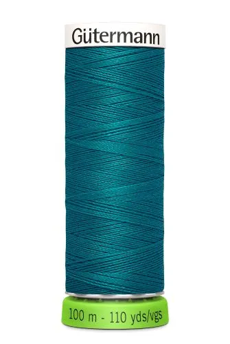 Gutermann Sew All Thread - Teal Recycled Polyester rPET Colour 189