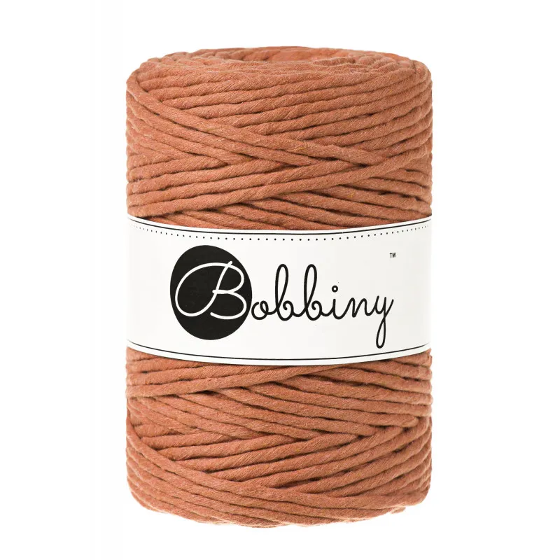 Macrame Cord 5mm in Terracotta by Bobbiny