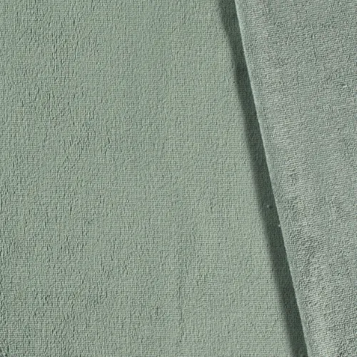 Bamboo Towelling Fabric Sage Green