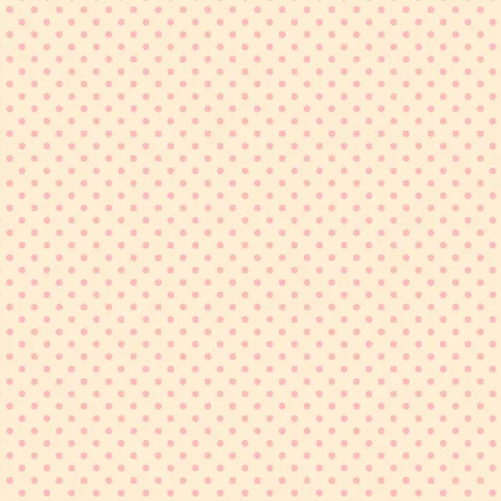 Quilting Fabric - Pink Dots on Cream from Gorjuss by Santoro for Quilting Treasure 