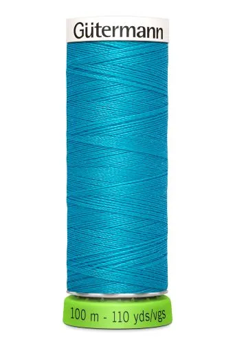 Gutermann Sew All Thread - Turquoise Recycled Polyester rPET Colour 736