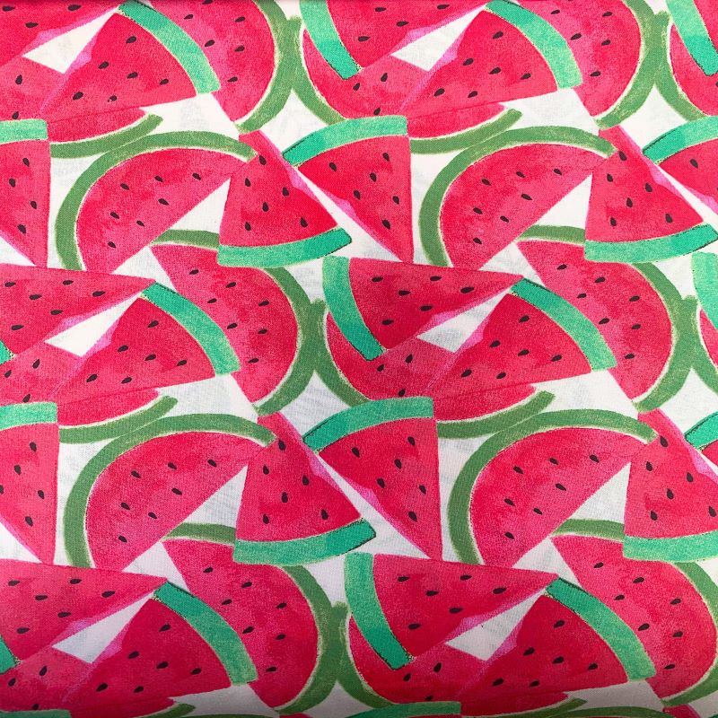 Quilting Fabric - Tropical Watermelon Slices by Fabric Palette