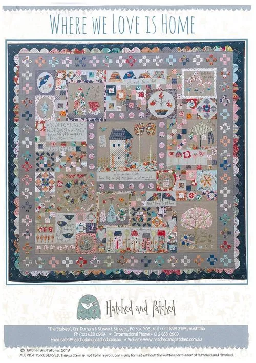 Where We Love Is Home Quilt Pattern