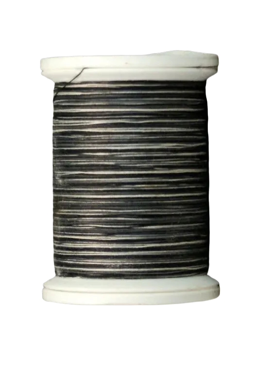 YLI Quilting Thread in White to Black Variegated 05V