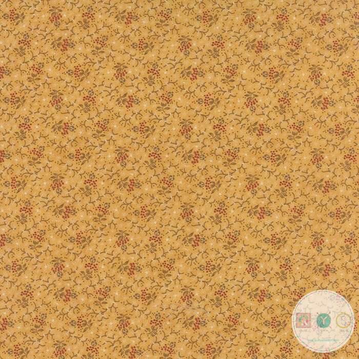 Wild Orchid - Pretty Yellow Floral - 2774-14 - By Blackbird Designs for Moda Fabric