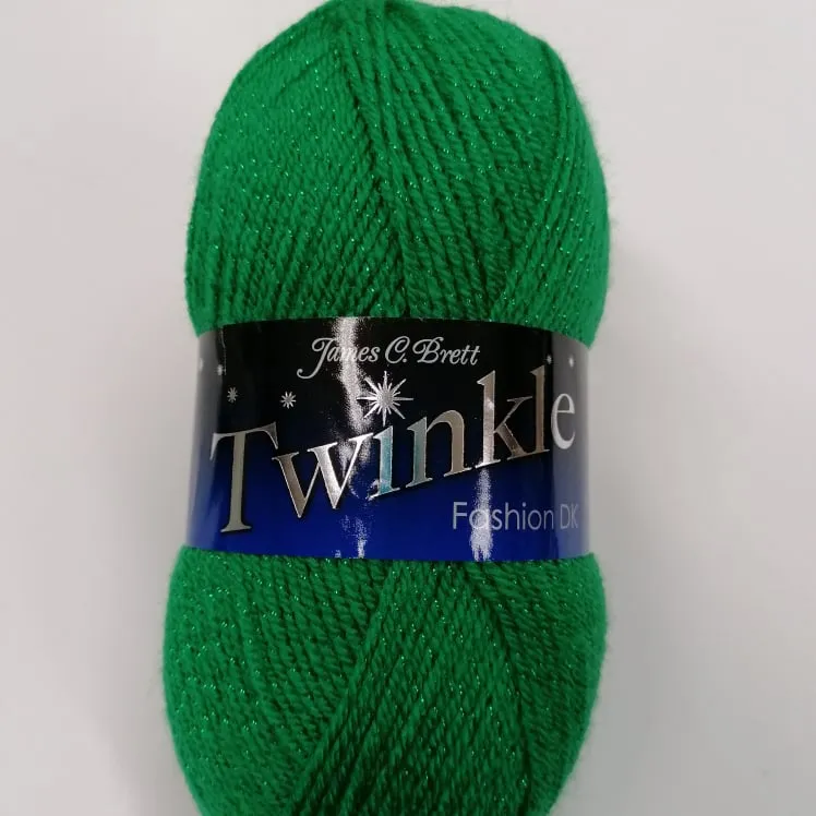 Yarn - James C Brett in Twinkle DK in Emerald Green TK22