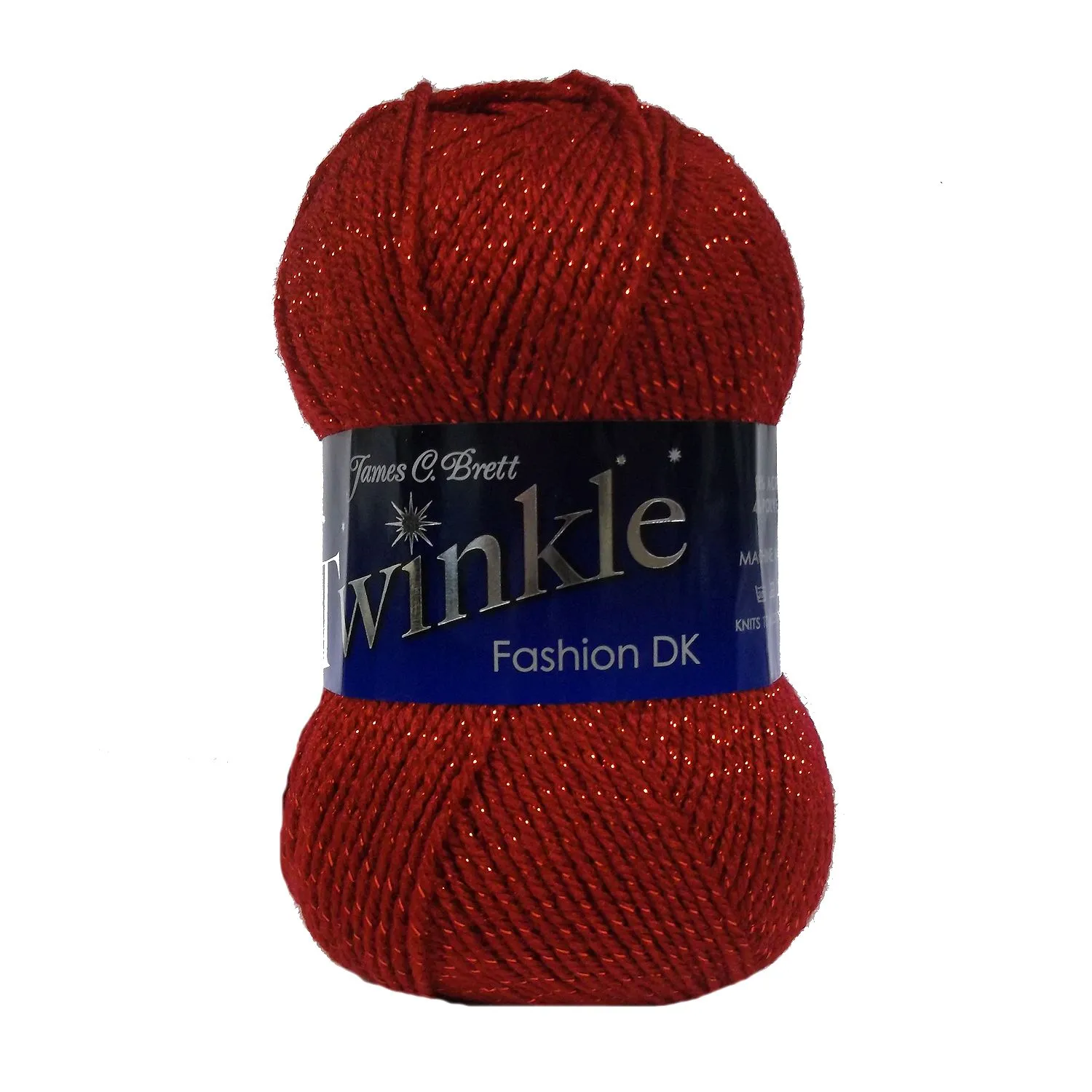 Yarn - James C Brett Twinkle DK in Claret Red TK20.