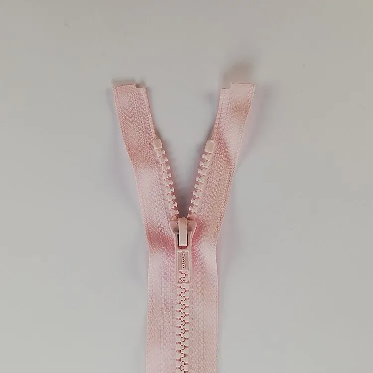 Zip - 81cm - Open End Plastic - Baby Pink