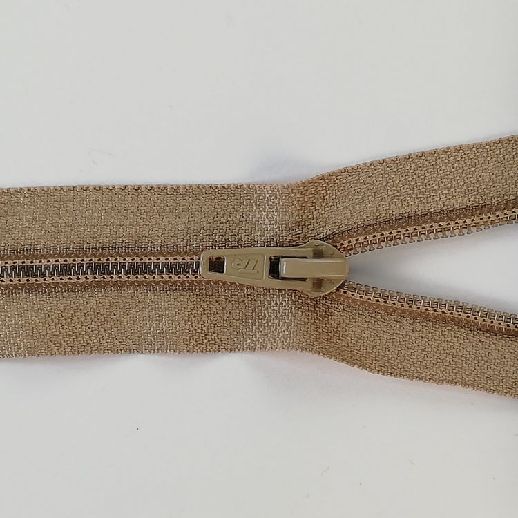 Zip - 81cm Open End Nylon - Brown