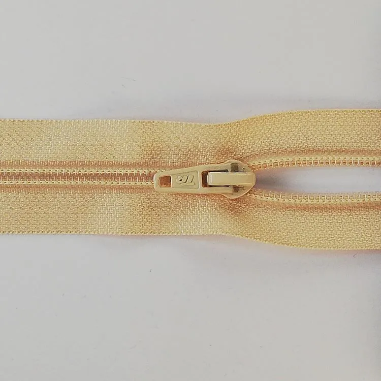 Zip - 76cm Open End Nylon - Cream